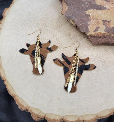 "Cowgirl Bling" Statement Earrings