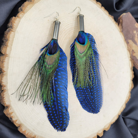 Extra Long. 38 Special Feather Earrings