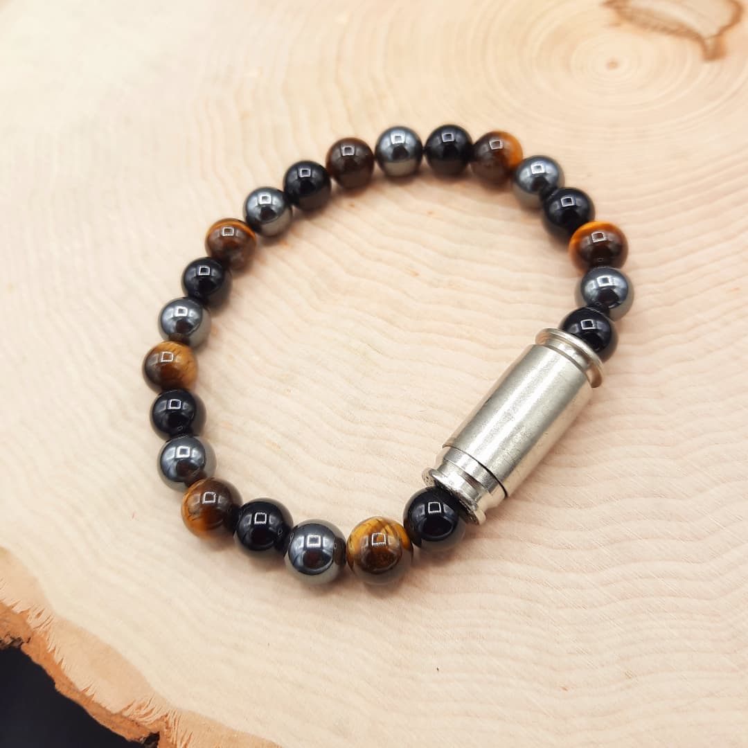 Unisex Triple Protection Stretch Bullet Bracelet