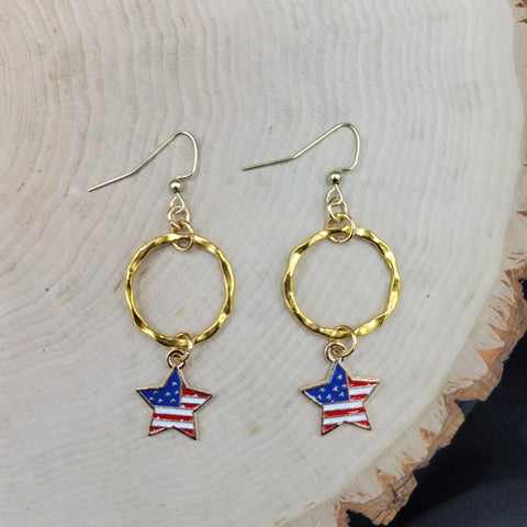 Limited Edition Stars and Stripes Hoops
