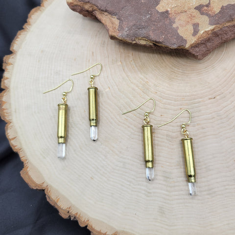 17 HMR Crystal Bullet Earrings